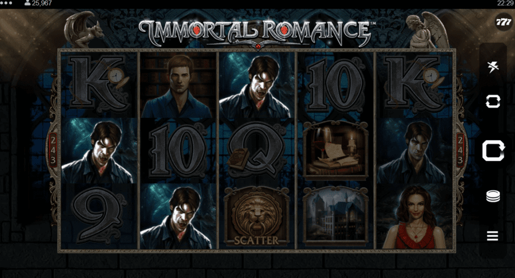 Immortal Romance Slot not on Gamstop